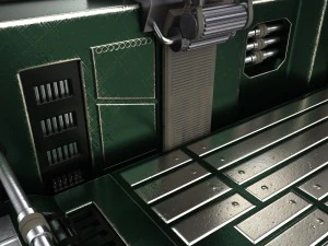 sci fi elevator 3D Model
