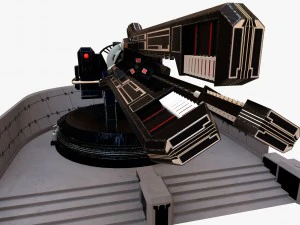 defence turret 3D Model