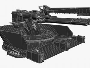 defence turret Modello 3D