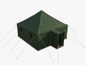 tenda militar Modelo 3D