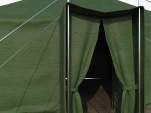 military tent 3D-Modell