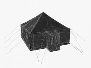 military tent 3D-Modell