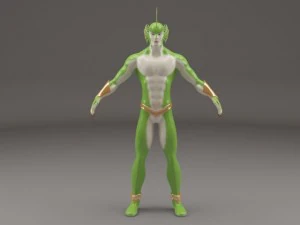 onda di marea Modello 3D