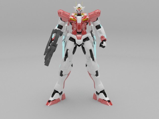 gundam 3D Модель .c4d .max .obj .3ds .fbx .stl .blend 