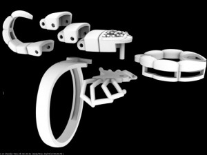 movable ring scorpion for printing 3D Print Model