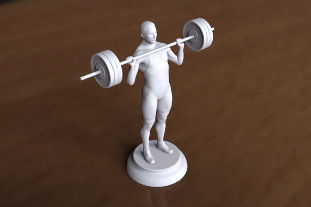 sport award athlete 3D Модель .c4d .max .obj .3ds .fbx .stl .blend 