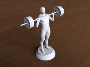sport award athlete Modello 3D