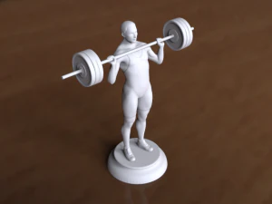 스포츠 수상 선수 3D 모델