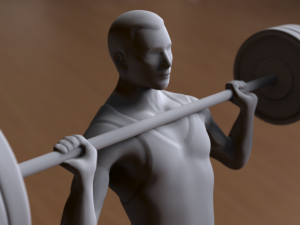 sport award athlete 3D Модель