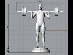 sport award athlete 3D Модель
