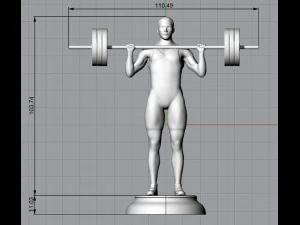 sport award athlete 3D Model