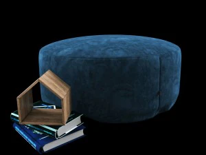 pufe macio Modelo 3D