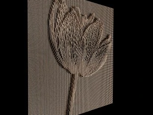 panel - flower 3D Model