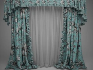 cortina 01 Modelo 3D