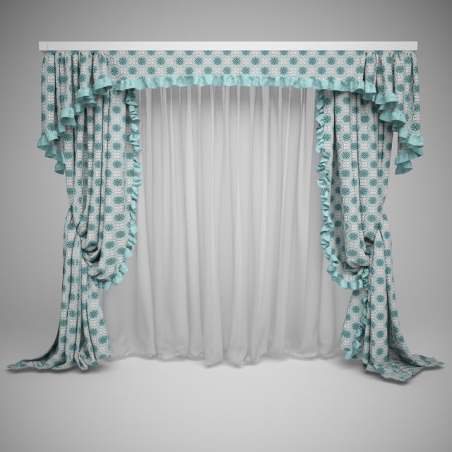 curtain 02 Modèle 3D .c4d .max .obj .3ds .fbx .stl .blend 