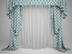 cortina 02 Modelo 3D