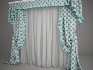 cortina 02 Modelo 3D