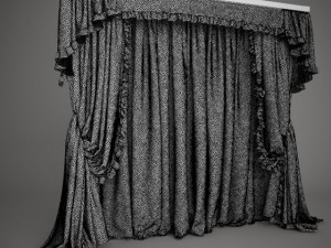 curtain 02 Modèle 3D