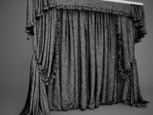 cortina 02 Modelo 3D