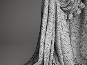 curtain 02 Modèle 3D