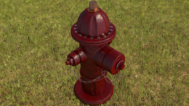 hidrante high poly 3D Model .c4d .max .obj .3ds .fbx .stl .blend 