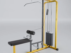 тягова станція 3D Модель