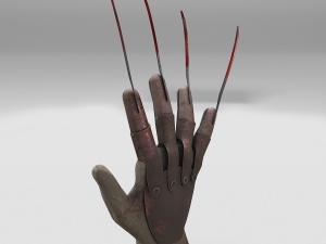 glove freddy new plastic Model 3D