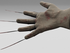 glove freddy new plastic 3Dモデル