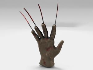 glove freddy new plastic 3Dモデル