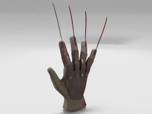 glove freddy new plastic 3Dモデル