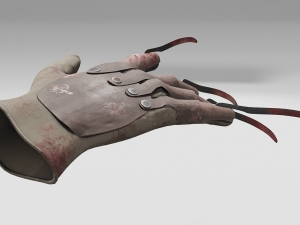 glove freddy new plastic 3Dモデル