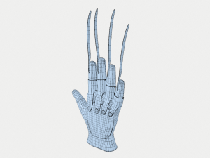 glove freddy new plastic 3Dモデル
