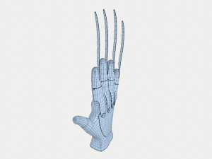 glove freddy new plastic 3Dモデル