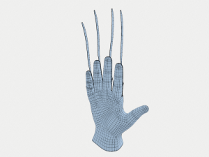 glove freddy new plastic 3Dモデル