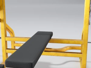 bench press 3D Model
