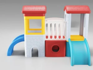 childrens castle slides 3D Model