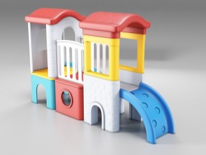 childrens castle slides Modello 3D