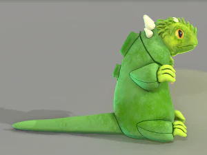 green forest dragon 3D Model