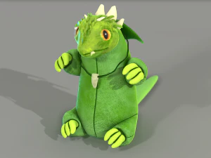 green forest dragon 3D Model
