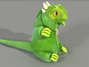 green forest dragon 3D Model