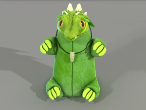 green forest dragon 3D Model