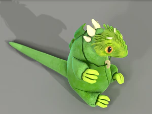 green forest dragon 3D Model