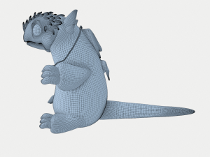 green forest dragon Modèle 3D