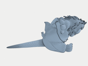 green forest dragon Modèle 3D