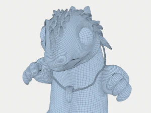 green forest dragon 3D Model
