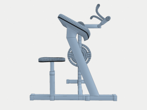 simulator for biceps 3D 모델