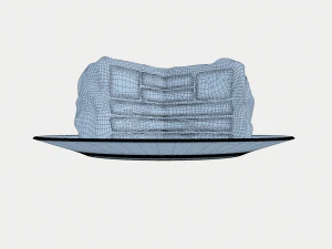 american national cake 3D Model