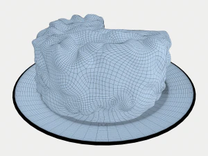 american national cake 3D Model
