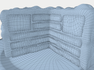 american national cake 3D Модель
