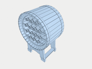 barrel stand for wine 3D मॉडल